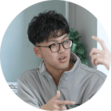 教育学部 教育学科　3年生 西田和　壮 くん